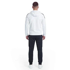 Костюм спорт. муж. с капюш. MIKASA MT550/701-078-M, р.M, 100% полиэстер, бело-черно-красный