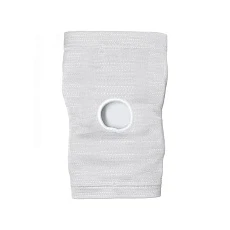 Наколенники ASICS Gel Kneepad 3053A181-100-L, р.L, вискоза, полиэстер, резина, белые