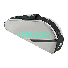 Сумка-чехол HEAD Tour Racquet Bag S, 260944-CCTE, с карманом для 3 тен.ракеток, серо-бирюзовый