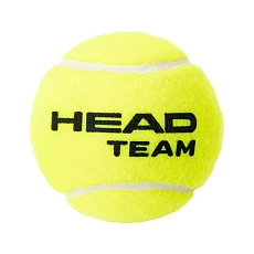 Мяч теннисный HEAD Team 3B, 575703, уп.3 шт, одобр.ITF, фетр, нат.резина, желтый