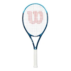 Ракетка б/т Wilson Ultra Power 105 Gr3, WR147010U3, для любит, композит, со струнами, темносин-бел