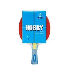Ракетка для н/т TORRES Hobby, TT0003, для любителей, накладка 1,8 мм, конич. ручка