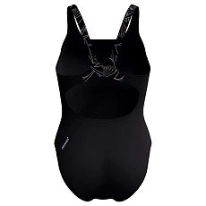 Купальник SPEEDO Hyperboom Splice Muscleback, 8-1347018692, р.34 (рос.46),полиэстер, ПБТ, чер-сирен