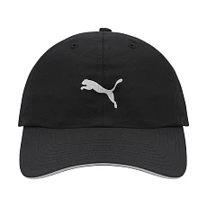 Бейсболка спорт. PUMA Running Cap III 02616901, 100% полиэстер, черный