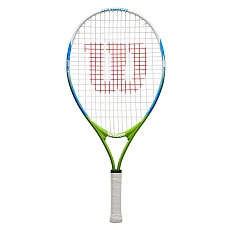 Ракетка б/т Wilson US Open 23, WRT20320U, для детей 7-8 лет,алюминий,со струнами, сине-зеленый