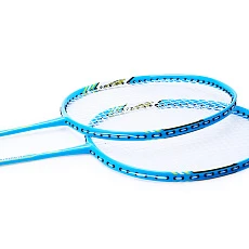 Набор для бадм. DOUBLE FISH JINQUE 1503, для продвинутых, композит со струнами, синий