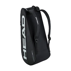 Сумка-чехол HEAD TOUR Racquet Bag M, 260226-BK, с карманом для 6 тен.ракеток, черный