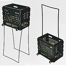 Корзина для теннисных мячей HEAD TM7003, на 72 мяча, пластик, черный