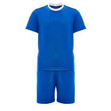 Форма футб. игровая TORRES Sport Junior, FJ-1022-06-146, рост 146 см, полиэстер, васильково-белый