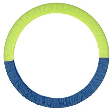 Чехол для обруча гимнастического INDIGO, SM-084-BYL, полиэстер, 60-90см, голубо-желто-лимонный