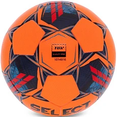 Мяч футзал. SELECT Futsal Super TB V22 3613460663,р.4, FIFA Quality Pro, ПУ,термосш,оранжевый