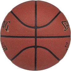 Мяч баск. SPALDING TF ZiO Excel, 76940z, р.7, композит. кожа (ПУ), коричнево-черный
