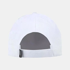 Бейсболка спорт. PUMA Metal Cat Cap 02599407, 100% полиэстер, белый