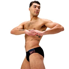 Плавки SPEEDO Medley Logo 7сm Brief, 8-0973918964, р.36 (рос.52), нейлон, эластан, черный