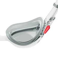 Очки для плав. SPEEDO Biofuse 2.0 8-00233214516, ДЫМЧАТЫЕ линзы, белая оправа