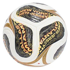 Мяч футб. ADIDAS WC26 Trionda Final PRO, JY8928, р.5, FIFA PRO, 4пан, ПУ, термосш, бел-черн-золотист