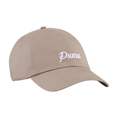 Бейсболка спорт. PUMA ESS Script Logo Dad Cap, 02703902, 100% хлопок, темно-бежевый