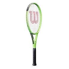Ракетка б/т Wilson Blade Feel 105, арт.WR197710U3, для любителей, графит, со струнами, зеленый