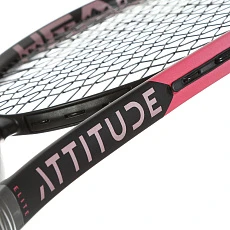Ракетка б/т HEAD MX Attitude Elite Gr1, 231355, для любителей, алюминий,со струнами, черно-розовый