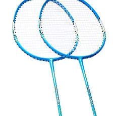 Набор для бадм. DOUBLE FISH JINQUE 1503, для продвинутых, композит со струнами, синий