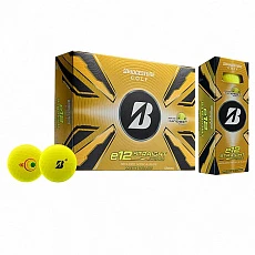Мяч для гольфа Bridgestone e12 Contact 25 Matte Yellow, BGB5CYX, 3 шт/уп, желтый