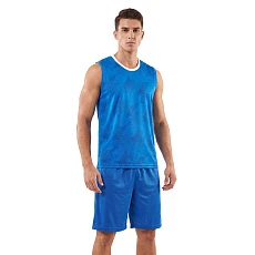 Форма баскетб. игровая TORRES Pro, B-1033-06-2XL, р.2XL, 100% полиэстер, васильковый