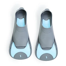Ласты для бассейна Salvas F5 Fin, BA19142QSSTS,TPR и Technoflex, р.42-43, cеро-голубой