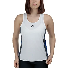 Майка жен. HEAD Club 25 Tech Tank Top W 814735-RoWH-L, р.L, полиэстер, белый