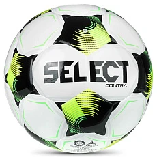 Мяч футб. SELECT Contra DB V26, 0855171012, р.5, FIFA Basic, 32 пан, ПУ, гибр.сш, бело-желто-черный