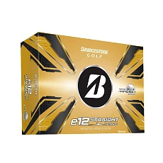 Мяч для гольфа Bridgestone 25 e12 Straight White, BGB5CWX, 3 шт/уп, белый