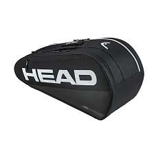 Сумка-чехол HEAD TOUR Racquet Bag M, 260226-BK, с карманом для 6 тен.ракеток, черный