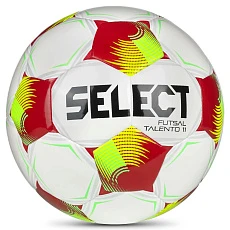 Мяч футзал. SELECT Futsal Talento 11 V26, 1061471014, р.3(Jr),  32п, ТПУ,гибр.сш, бело-желто-красный