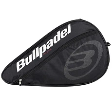 Чехол одиночный на ракетку для падела BULLPADEL Pro, 448791,с карманом на молнии, черный