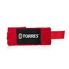 Бинт боксерский эластичный TORRES, PRL62018R, дл. 2,5 м, шир. 5 см, 1 пара, красный
