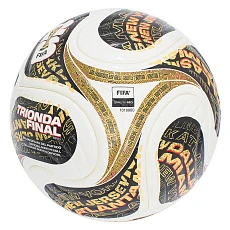 Мяч футб. ADIDAS WC26 Trionda Final PRO, JY8928, р.5, FIFA PRO, 4пан, ПУ, термосш, бел-черн-золотист