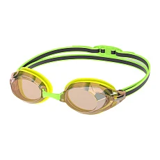 Очки для плав. SPEEDO Vanquisher 3.0 Mirrored, 8-00473417218, ЗЕРКАЛЬНЫЕ линзы, зеленая оправа