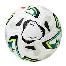 Мяч футб. PUMA Stellar Pro, 08505801, р.5, FIFA Quality Pro, 8пан, ПУ, термосш, бело-черно-салатовый