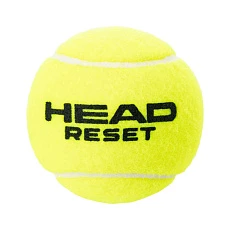 Мяч теннисный HEAD Reset 4B, 575034, крафт. упак.4 шт, половинное давление, фетр,нат.резина,желтый