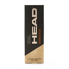 Мяч теннисный HEAD Marathon 3B, 578183, крафт. упак.3шт, без давления, фетр, нат.резина,желтый