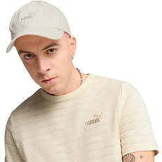 Бейсболка спорт. PUMA ESS Elevated BB Cap, 02598302, 100% хлопок, бежевый