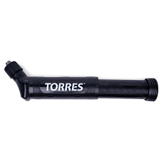 Насос TORRES двойного действия, SS1016, 15 см, пластик, с бок.горлов., игла (7 мм), черный