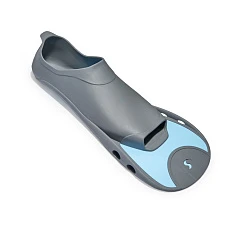 Ласты для бассейна Salvas F5 Fin, BA19142QSSTS,TPR и Technoflex, р.42-43, cеро-голубой