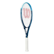 Ракетка б/т Wilson Ultra Power 105 Gr3, WR147010U3, для любит, композит, со струнами, темносин-бел