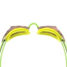 Очки для плав. SPEEDO Vanquisher 3.0 Mirrored, 8-00473417218, ЗЕРКАЛЬНЫЕ линзы, зеленая оправа