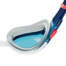 Очки для плав. SPEEDO Biofuse 2.0 8-00233214516, СИНИЕ линзы, бело-черная оправа