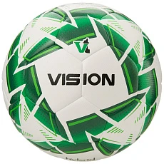 Мяч футзал. VISION MISSION, FS325114 р.4, 32 п. PU, 4 подкл.сл, гибрид.,бело-зелен