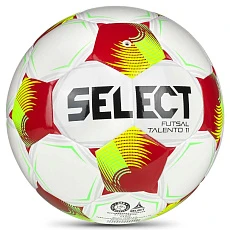 Мяч футзал. SELECT Futsal Talento 11 V26, 1061471014, р.3(Jr),  32п, ТПУ,гибр.сш, бело-желто-красный
