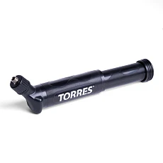 Насос TORRES двойного действия, SS1016, 15 см, пластик, с бок.горлов., игла (7 мм), черный