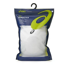 Наколенники ASICS Gel Kneepad 3053A181-100-S, р.S, вискоза, полиэстер, резина, белые