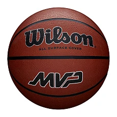 Мяч баск. WILSON MVP, WZ3018703XB, р.7, резина, бутил.камера, коричневый